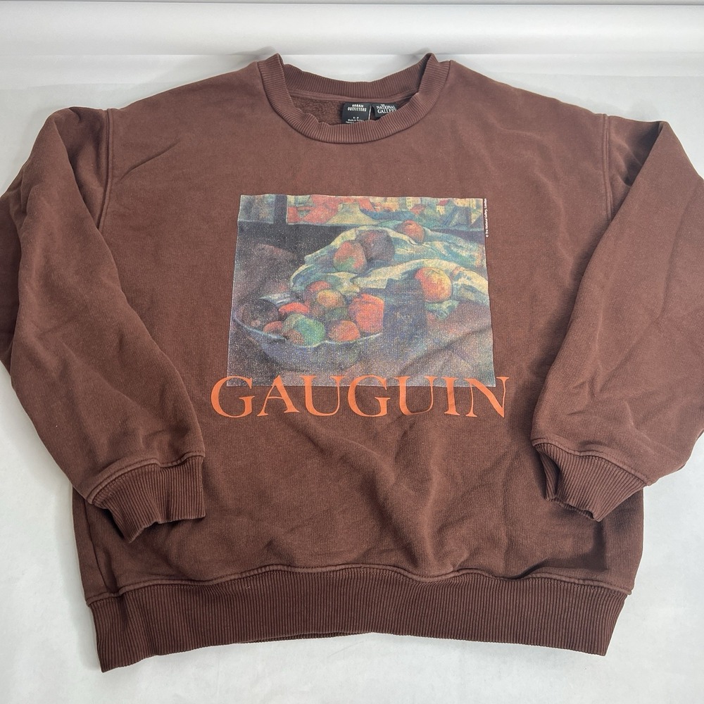 Urban Outfitters The National Gallery Gauguin Graphic Sweatshirt Brown Art S